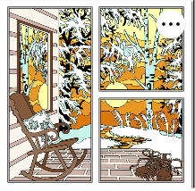Design 1272 - Misc - Porch Sunset