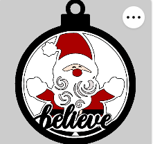 Design 3029 - Christmas - Believe Santa