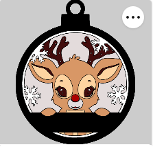 Design 3047 - Christmas - Rudolph 2